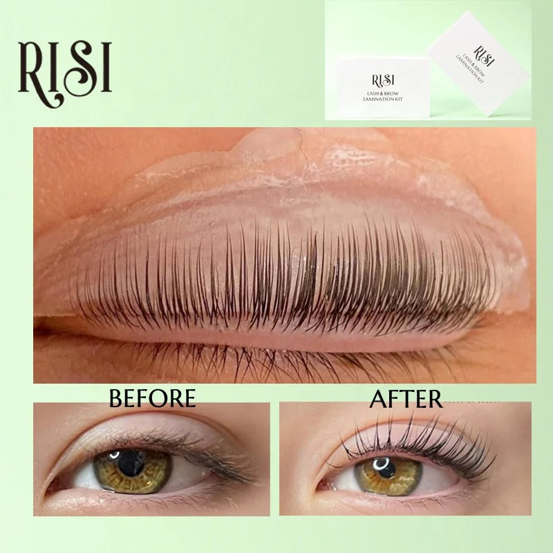 RISI Professional Use Lash Extension Kit Hot Sell Eyelash Lift Brow Lamination Customized Lash Lift Perming Kit