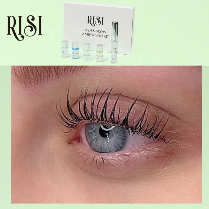RISI Professional Use Lash Extension Kit Hot Sell Eyelash Lift Brow Lamination Customized Lash Lift Perming Kit