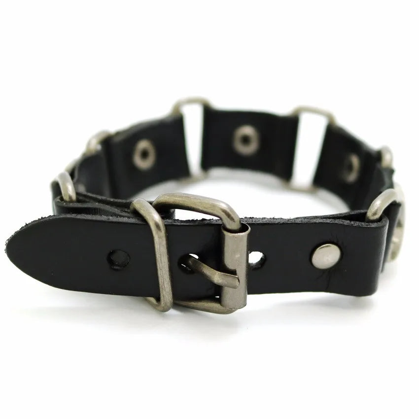 2018 New Accessories For Men And Women Retro Casual leather Bracelet Men Fashion Punk Bracelet Bracelet