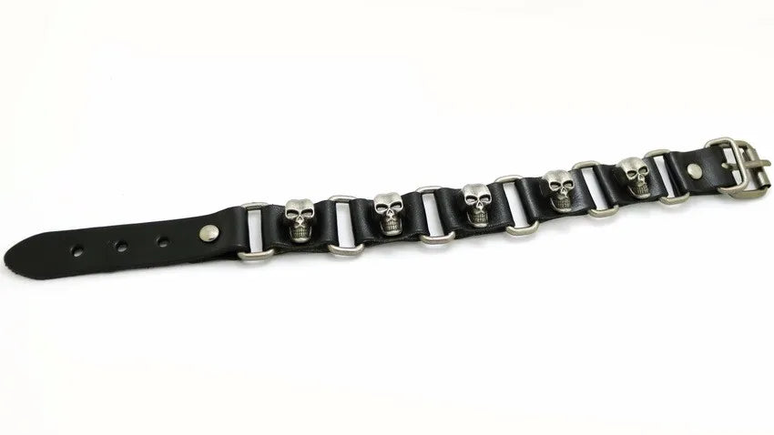 2018 New Accessories For Men And Women Retro Casual leather Bracelet Men Fashion Punk Bracelet Bracelet