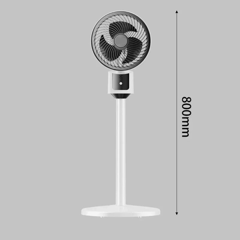 1Pcs Household On-Home Circulation System Floor Air Circulator Remote USB Interface Ultra-Speed Air Circulation Fan Energy 3-Spe