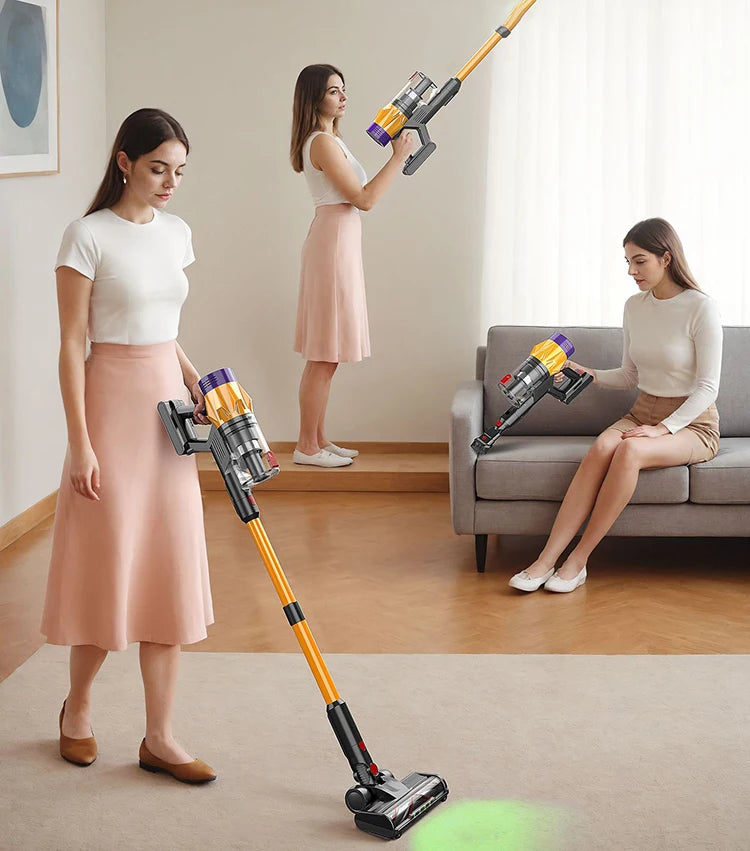 550W 45000Pa Wireless Vacuum Cleaner Powerful Suction LED Touch Display Handheld Cordless Electric Broom For Home Car Cleaning