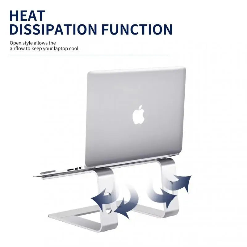 Aluminum Laptop Tablet Stand for 10 To 15.6 Inch for Macbook Bracket Portable Ergonomic Detachable Laptop Riser Notebook Stand