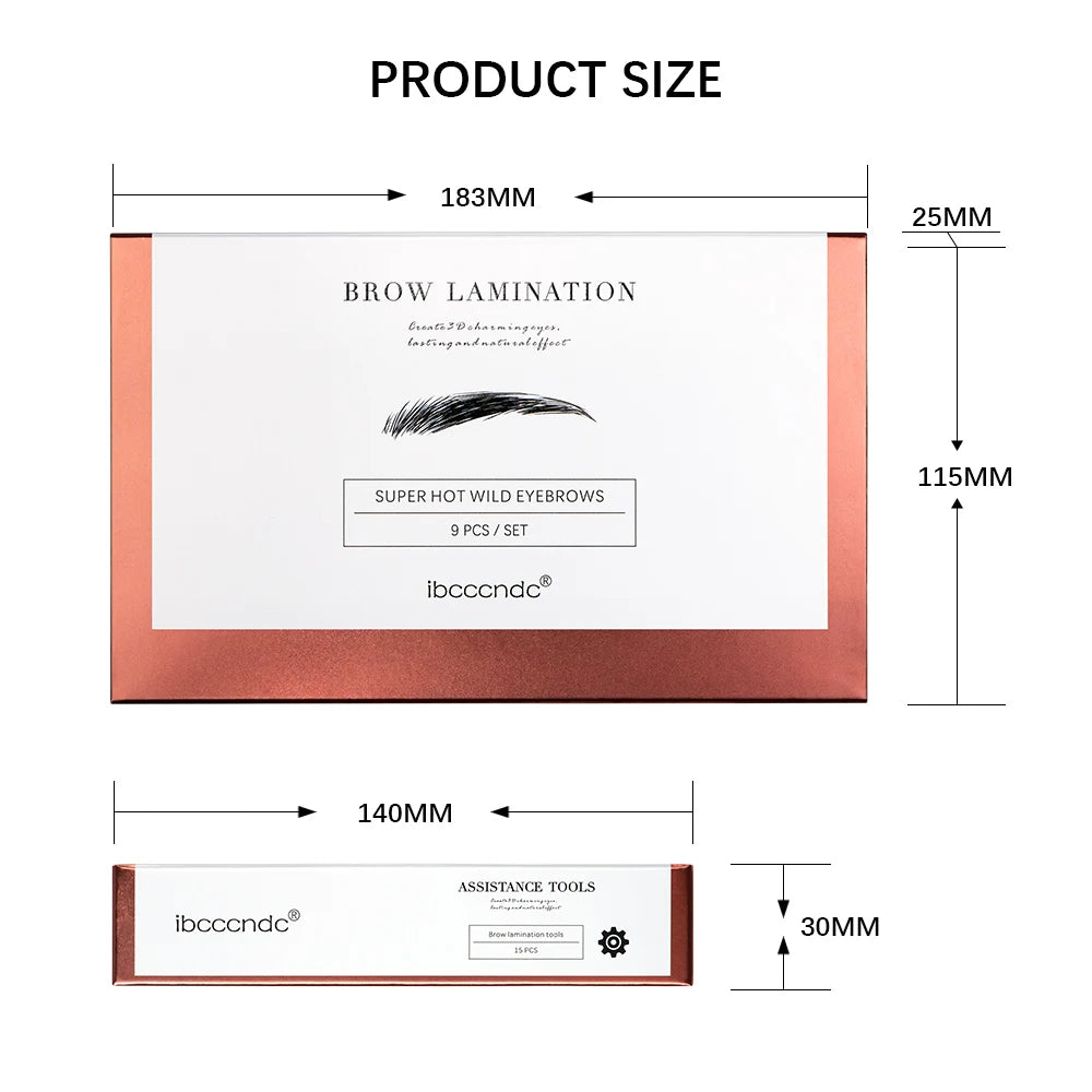Hot Brow Lift Perming Eyebrow Lifting Brow Lamination Kit With Cling Film Nutrition Keratin Perming Lotion For Home Use Kit