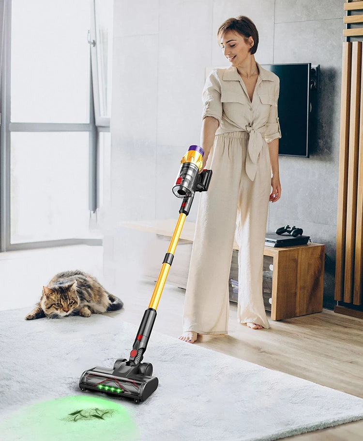 550W 45000Pa Wireless Vacuum Cleaner Powerful Suction LED Touch Display Handheld Cordless Electric Broom For Home Car Cleaning