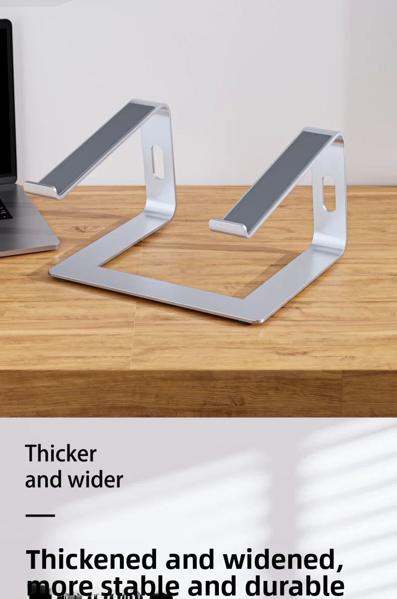 Aluminum Laptop Tablet Stand for 10 To 15.6 Inch Portable Ergonomic Detachable Laptop Riser Notebook Stand for Macbook Bracket