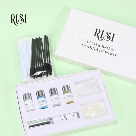 RISI Professional Use Lash Extension Kit Hot Sell Eyelash Lift Brow Lamination Customized Lash Lift Perming Kit