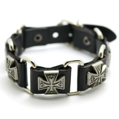 2018 New Accessories For Men And Women  Retro Casual leather Bracelet Men Fashion Punk Bracelet Bracelet