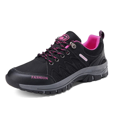 Spring and Autumn Mountaineering Shoes Fashion Women's Hiking Shoes 2025 Comfortable Outdoor Sports Anti Slip Walking Shoes