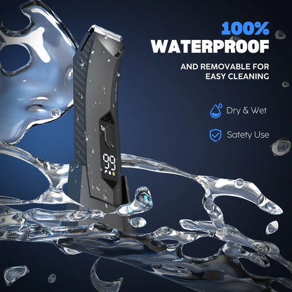 Sejoy 6 In 1 Body Hair Trimmer Kit Electric Beard Shaver Men&Women Nose Hair Trimmer Eyebrow Razor Portable Body Shaver IPX5