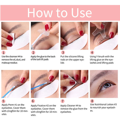 Dropshipping ICONSIGN Lash Lift Kit Lifiting Eyelash Enhancer Calia Set Lashes Perm Eyes Makeup Tools Can Do Your Logo