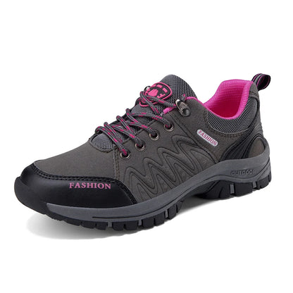 Spring and Autumn Mountaineering Shoes Fashion Women's Hiking Shoes 2025 Comfortable Outdoor Sports Anti Slip Walking Shoes
