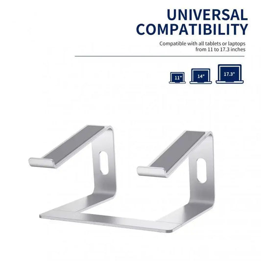 Aluminum Laptop Tablet Stand for 10 To 15.6 Inch for Macbook Bracket Portable Ergonomic Detachable Laptop Riser Notebook Stand