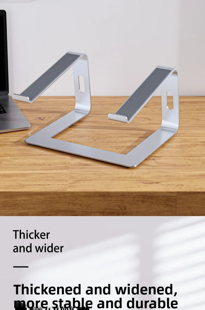 Aluminum Laptop Tablet Stand for 10 To 15.6 Inch Portable Ergonomic Detachable Laptop Riser Notebook Stand for Macbook Bracket